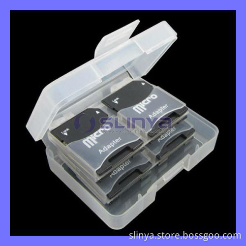 OEM Micro SD TF Memory Card Adapter Plastic Case Box (TF-118)